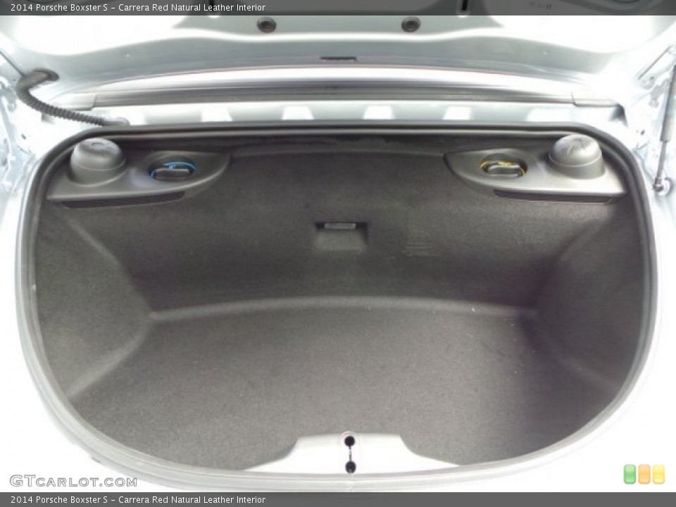 Carrera Red Natural Leather Interior Trunk for the 2014 Porsche Boxster S #94278579