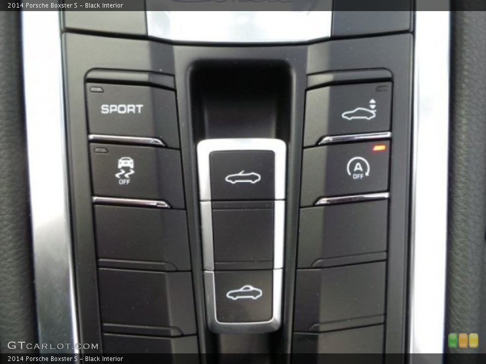 Black Interior Controls for the 2014 Porsche Boxster S #94278911