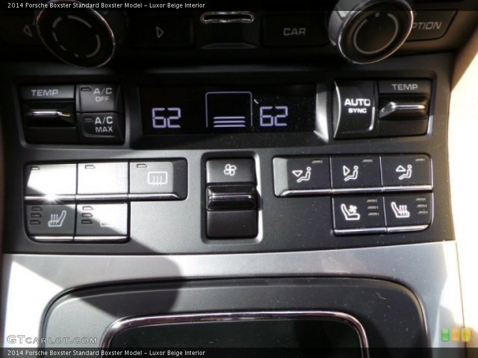 Luxor Beige Interior Controls for the 2014 Porsche Boxster  #94279289
