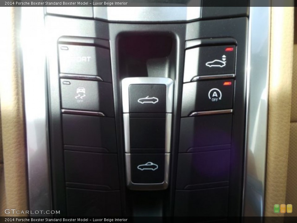 Luxor Beige Interior Controls for the 2014 Porsche Boxster  #94279304