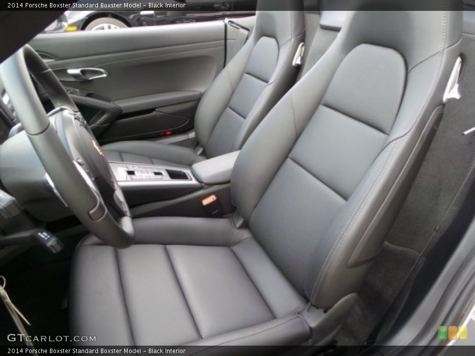 Black Interior Front Seat for the 2014 Porsche Boxster  #94279583