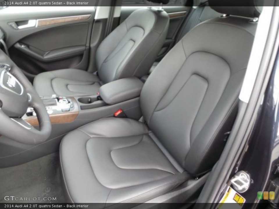 Black Interior Front Seat for the 2014 Audi A4 2.0T quattro Sedan #94280438
