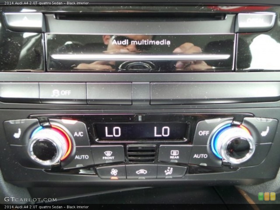 Black Interior Controls for the 2014 Audi A4 2.0T quattro Sedan #94280553