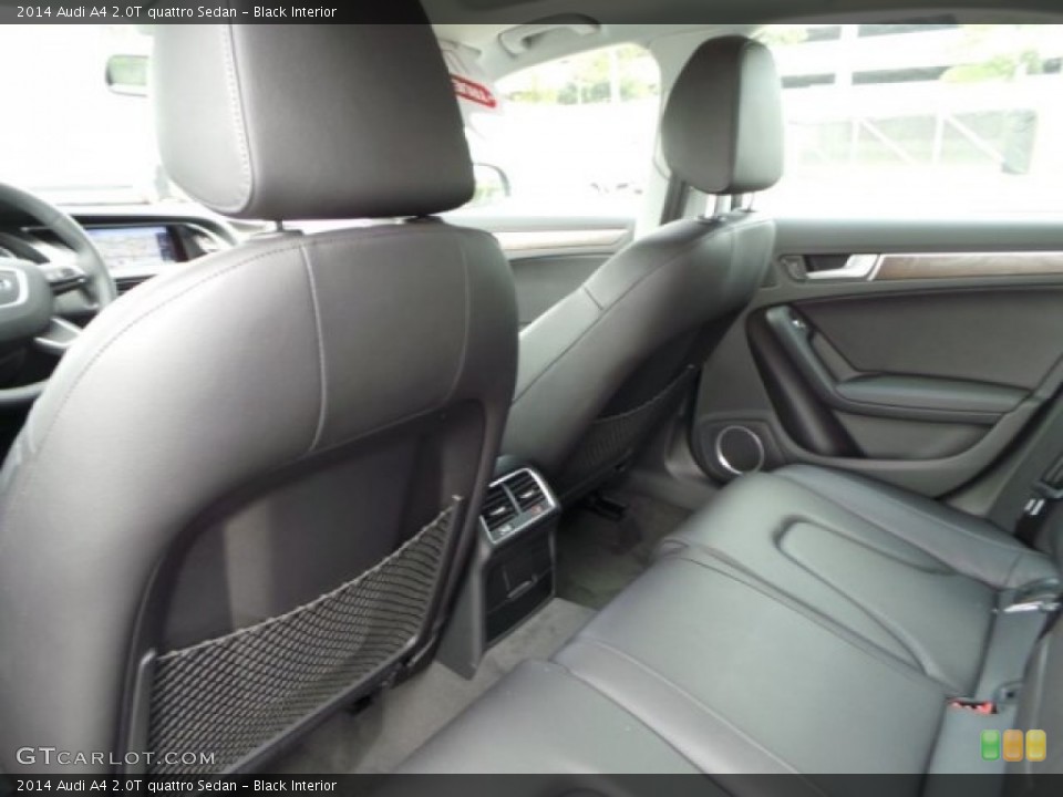 Black Interior Rear Seat for the 2014 Audi A4 2.0T quattro Sedan #94280609