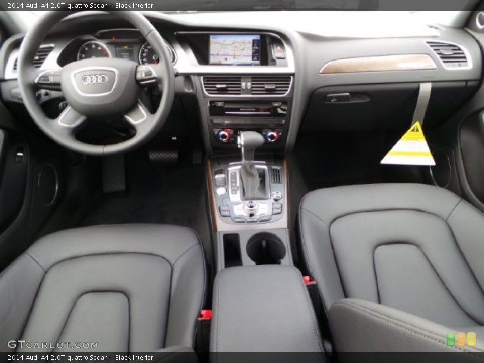 Black Interior Dashboard for the 2014 Audi A4 2.0T quattro Sedan #94280639