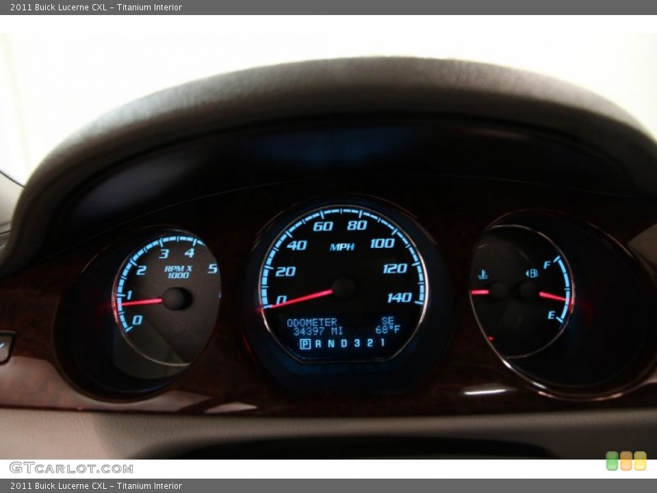 Titanium Interior Gauges for the 2011 Buick Lucerne CXL #94294730