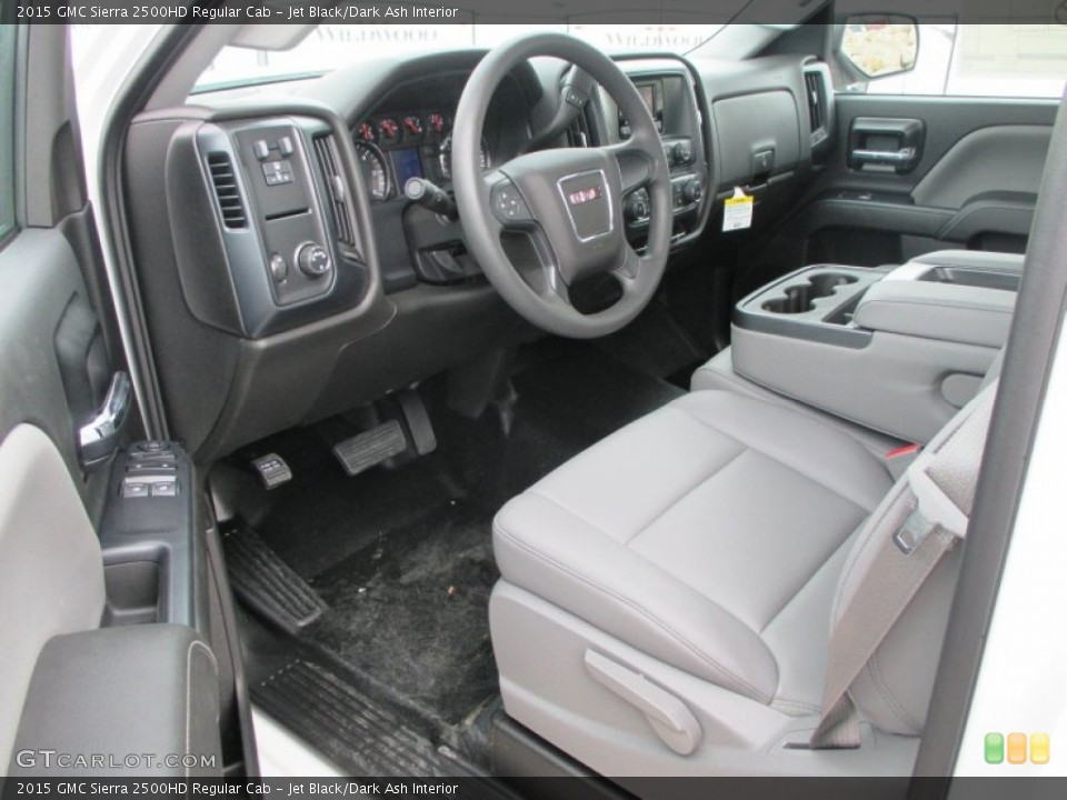 Jet Black/Dark Ash Interior Photo for the 2015 GMC Sierra 2500HD Regular Cab #94294988