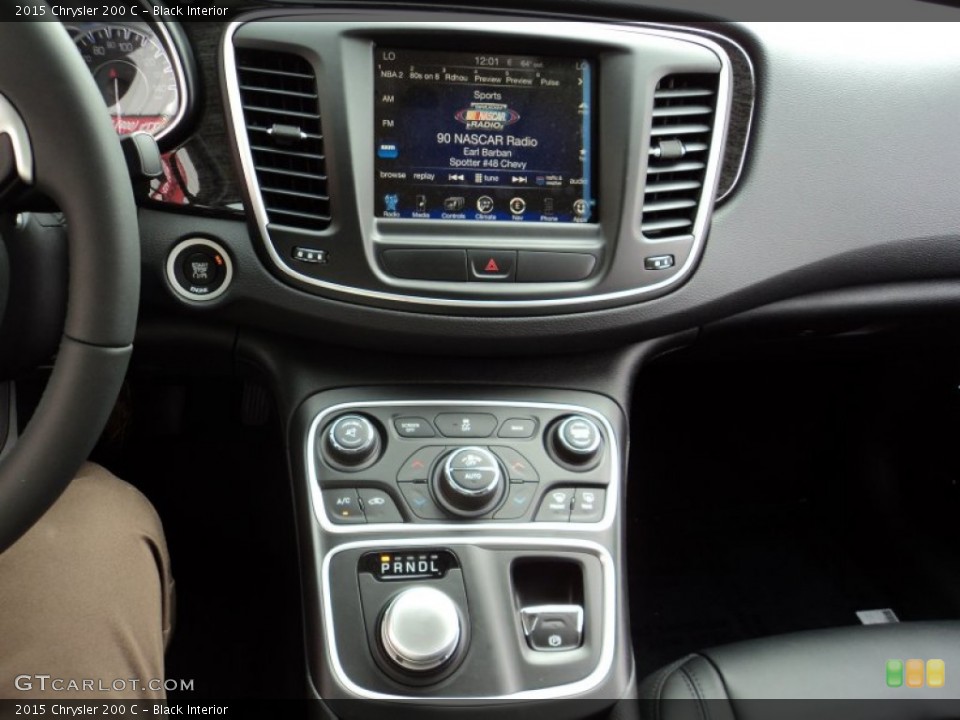 Black Interior Controls for the 2015 Chrysler 200 C #94298156