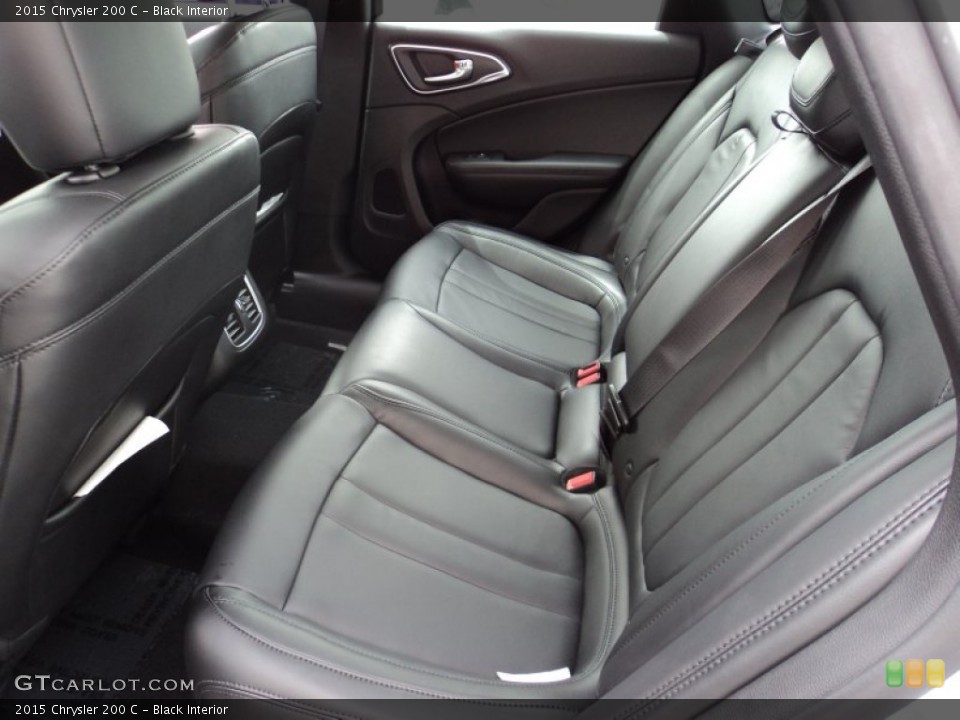 Black Interior Rear Seat for the 2015 Chrysler 200 C #94298204