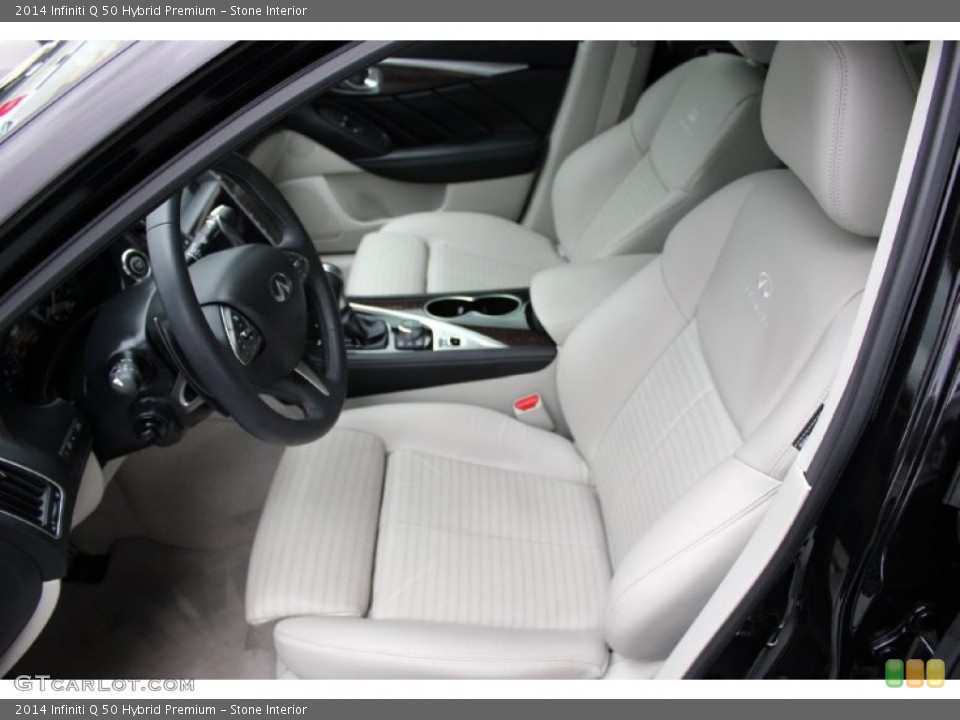 Stone Interior Front Seat for the 2014 Infiniti Q 50 Hybrid Premium #94300412