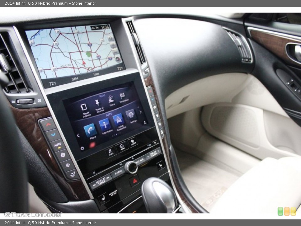 Stone Interior Controls for the 2014 Infiniti Q 50 Hybrid Premium #94300460