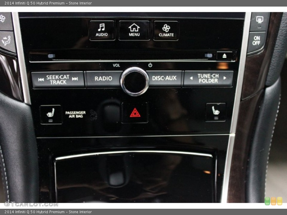 Stone Interior Controls for the 2014 Infiniti Q 50 Hybrid Premium #94300538
