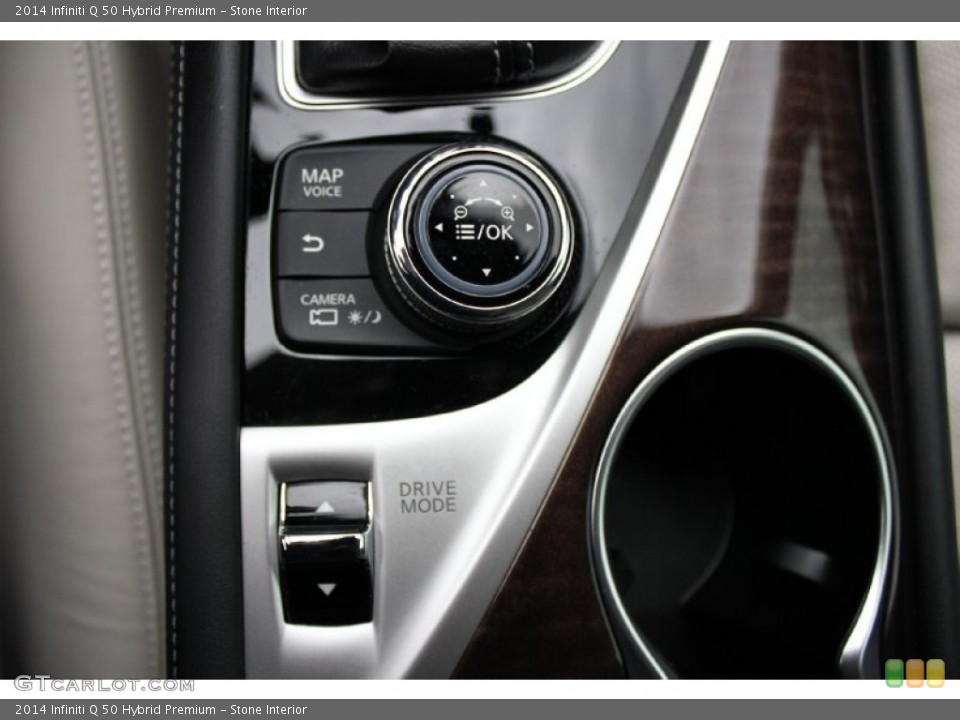 Stone Interior Controls for the 2014 Infiniti Q 50 Hybrid Premium #94300554