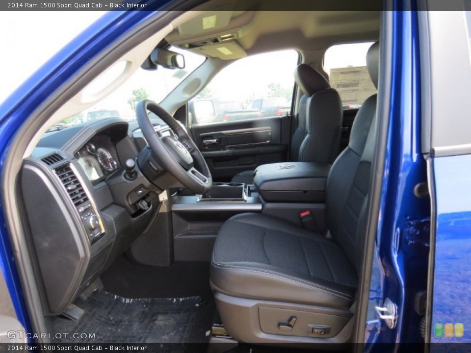 Black Interior Photo for the 2014 Ram 1500 Sport Quad Cab #94304579