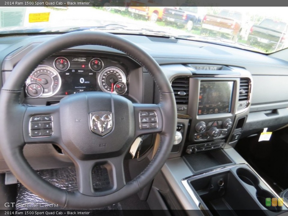 Black Interior Dashboard for the 2014 Ram 1500 Sport Quad Cab #94304606