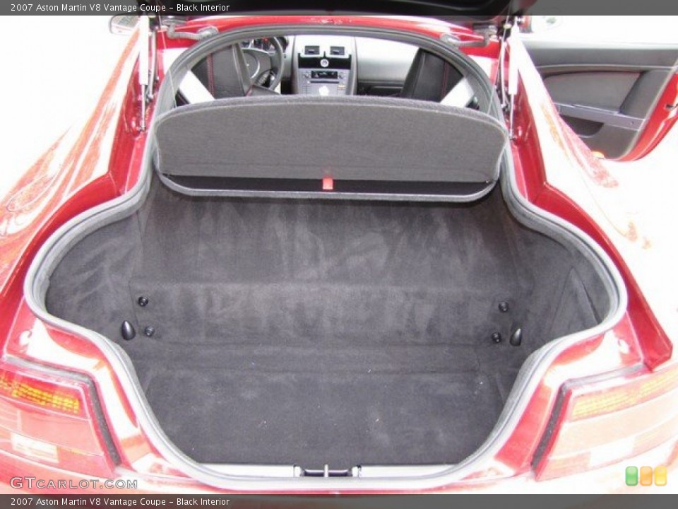 Black Interior Trunk for the 2007 Aston Martin V8 Vantage Coupe #94306712