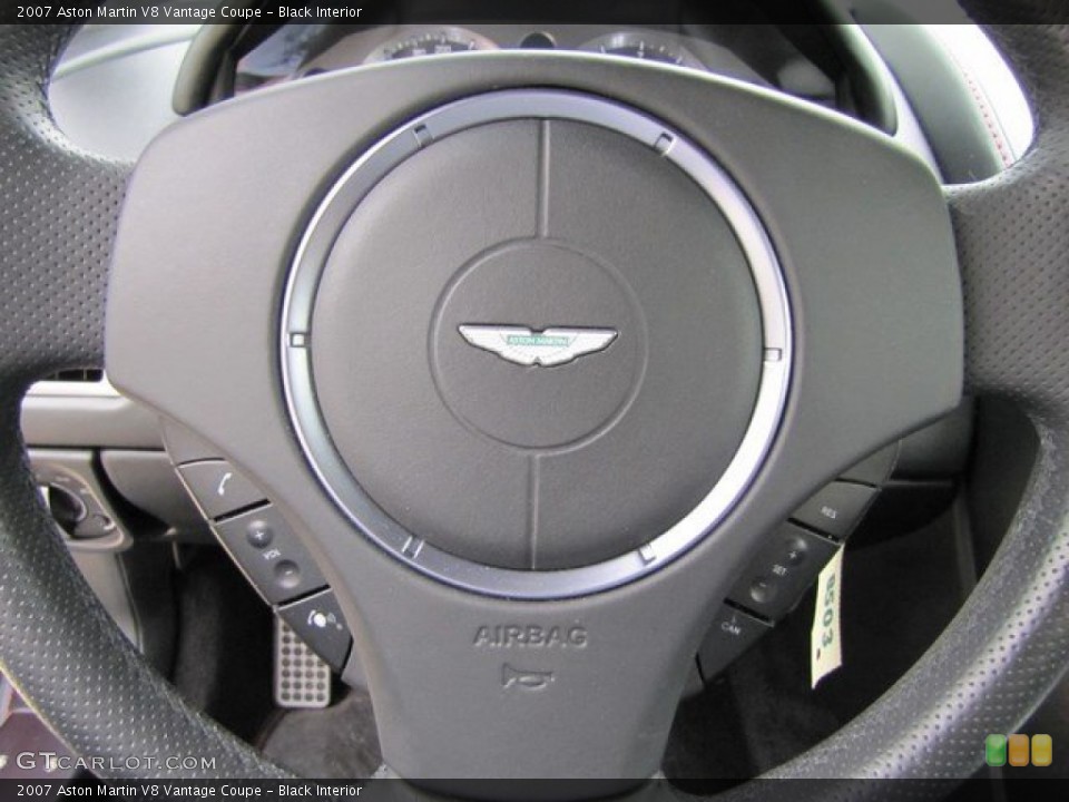 Black Interior Steering Wheel for the 2007 Aston Martin V8 Vantage Coupe #94306835