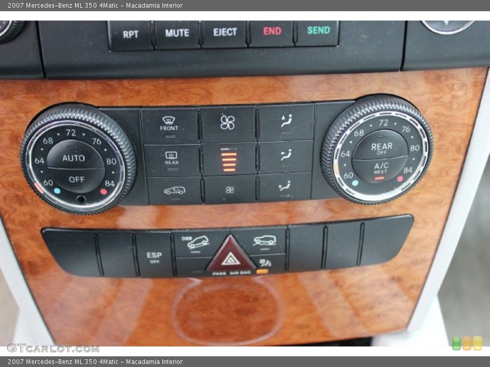 Macadamia Interior Controls for the 2007 Mercedes-Benz ML 350 4Matic #94309934