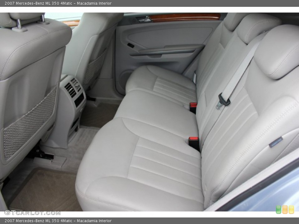 Macadamia Interior Rear Seat for the 2007 Mercedes-Benz ML 350 4Matic #94310159