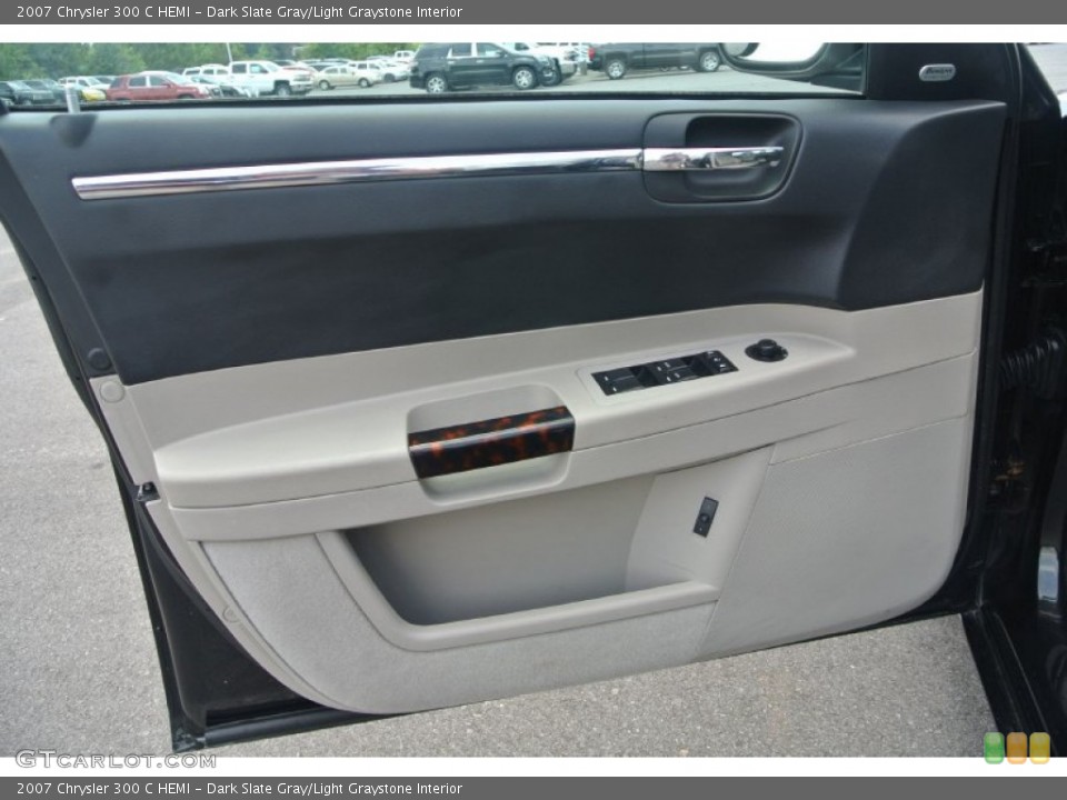 Dark Slate Gray/Light Graystone Interior Door Panel for the 2007 Chrysler 300 C HEMI #94311614