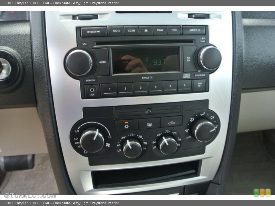 Dark Slate Gray/Light Graystone Interior Controls for the 2007 Chrysler 300 C HEMI #94311698