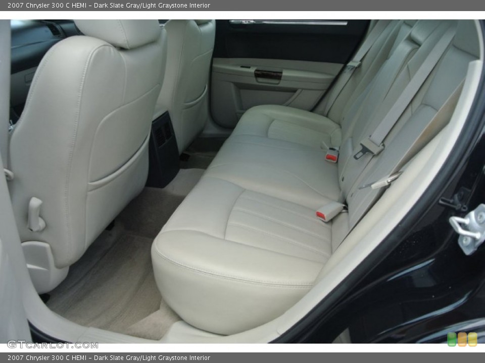 Dark Slate Gray/Light Graystone Interior Rear Seat for the 2007 Chrysler 300 C HEMI #94311785