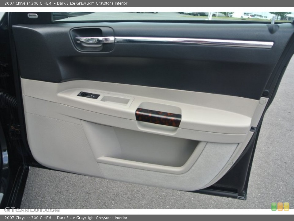 Dark Slate Gray/Light Graystone Interior Door Panel for the 2007 Chrysler 300 C HEMI #94311878