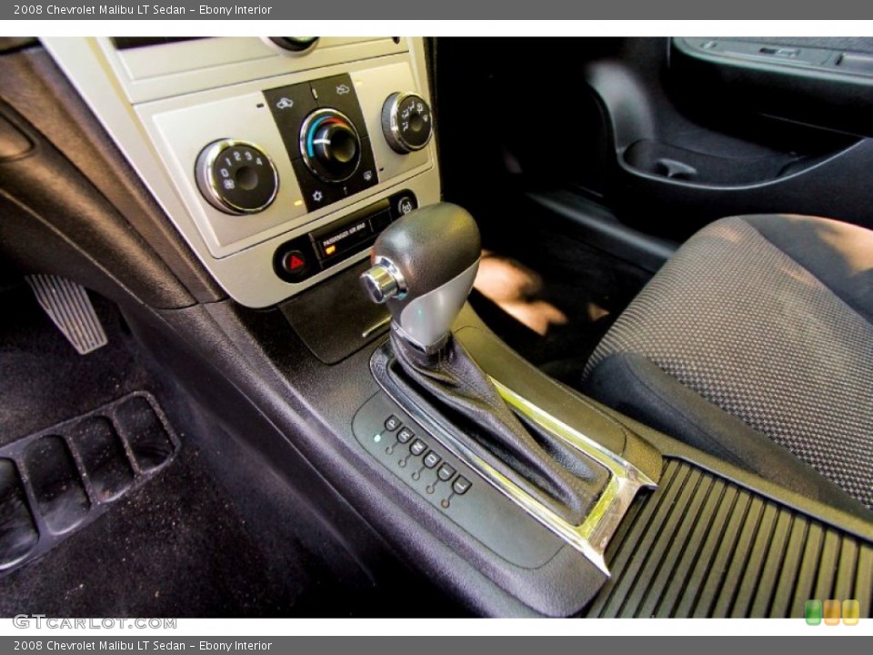 Ebony Interior Transmission for the 2008 Chevrolet Malibu LT Sedan #94312508