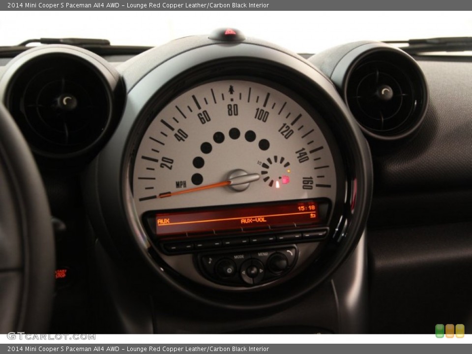 Lounge Red Copper Leather/Carbon Black Interior Gauges for the 2014 Mini Cooper S Paceman All4 AWD #94313429