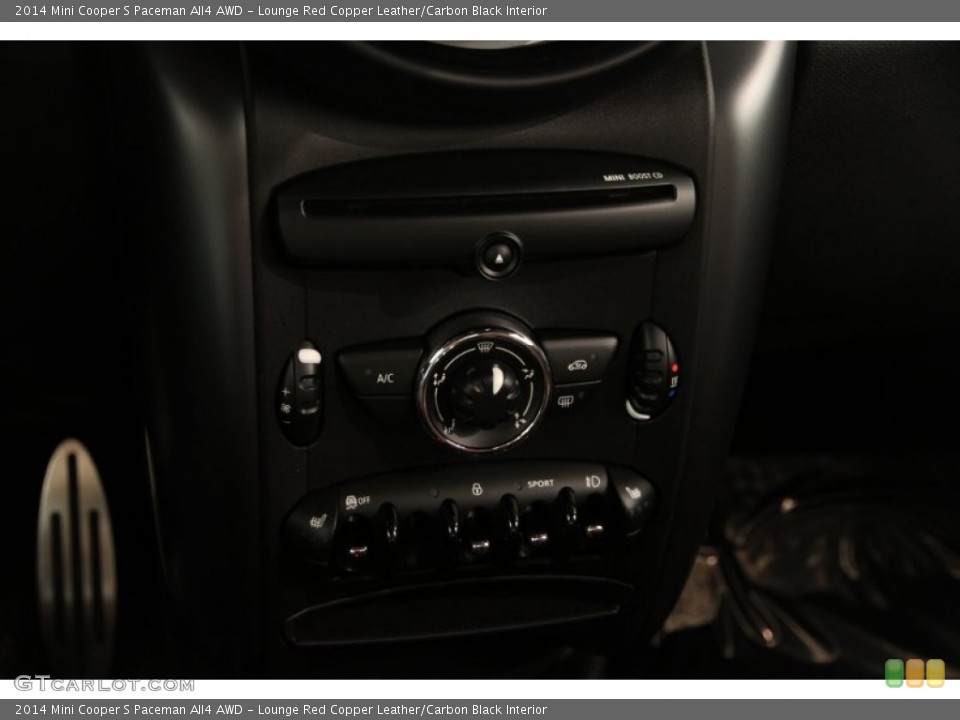Lounge Red Copper Leather/Carbon Black Interior Controls for the 2014 Mini Cooper S Paceman All4 AWD #94313447