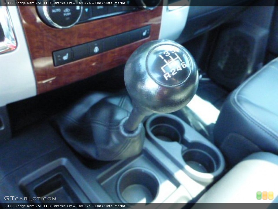 Dark Slate Interior Transmission for the 2012 Dodge Ram 2500 HD Laramie Crew Cab 4x4 #94316726