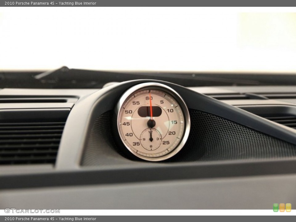 Yachting Blue Interior Gauges for the 2010 Porsche Panamera 4S #94316777