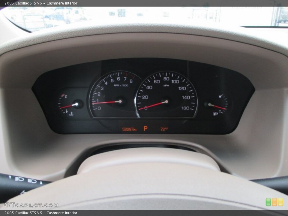 Cashmere Interior Gauges for the 2005 Cadillac STS V6 #94318964