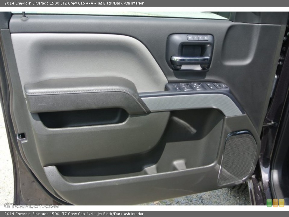 Jet Black/Dark Ash Interior Door Panel for the 2014 Chevrolet Silverado 1500 LTZ Crew Cab 4x4 #94331022