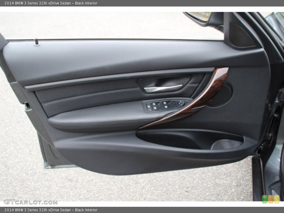 Black Interior Door Panel for the 2014 BMW 3 Series 328i xDrive Sedan #94334358