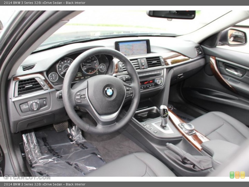 Black Interior Photo for the 2014 BMW 3 Series 328i xDrive Sedan #94334379