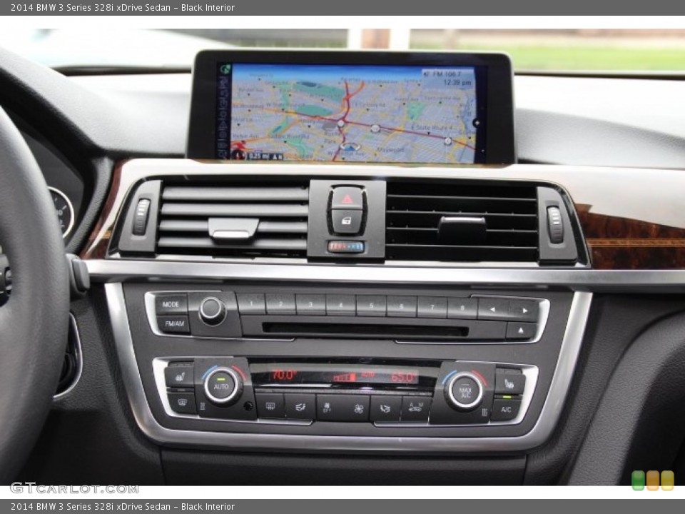 Black Interior Controls for the 2014 BMW 3 Series 328i xDrive Sedan #94334472