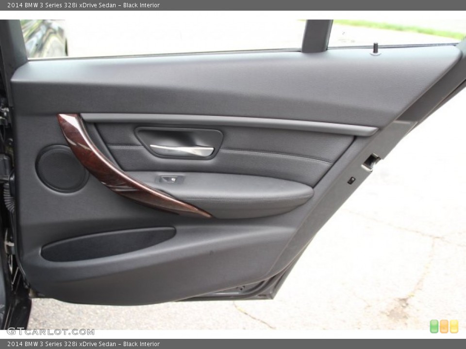 Black Interior Door Panel for the 2014 BMW 3 Series 328i xDrive Sedan #94334631