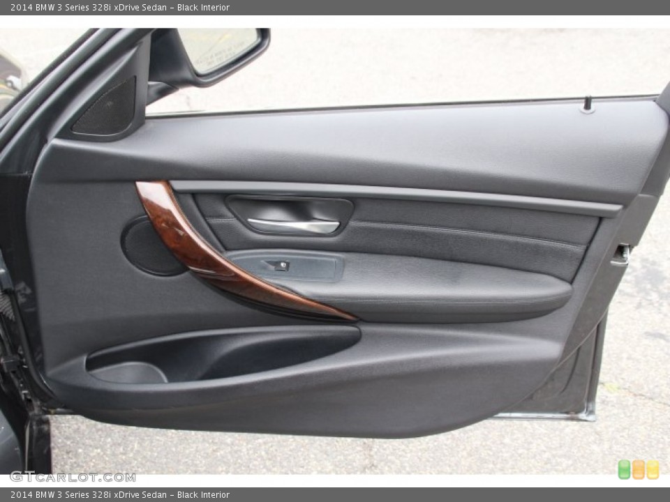 Black Interior Door Panel for the 2014 BMW 3 Series 328i xDrive Sedan #94334670