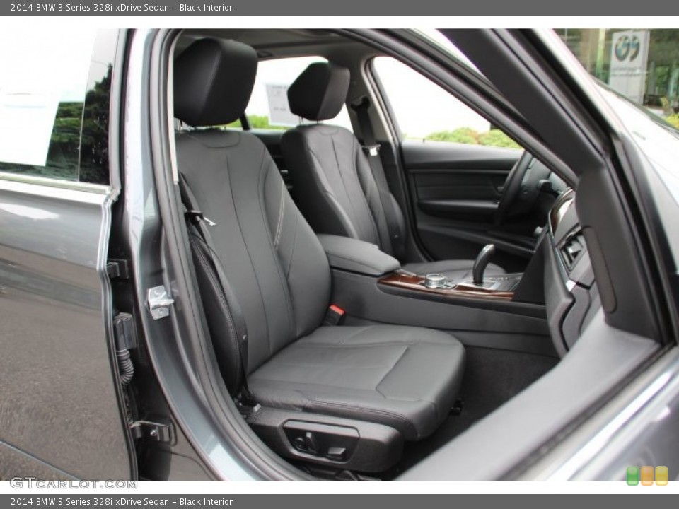 Black Interior Front Seat for the 2014 BMW 3 Series 328i xDrive Sedan #94334739
