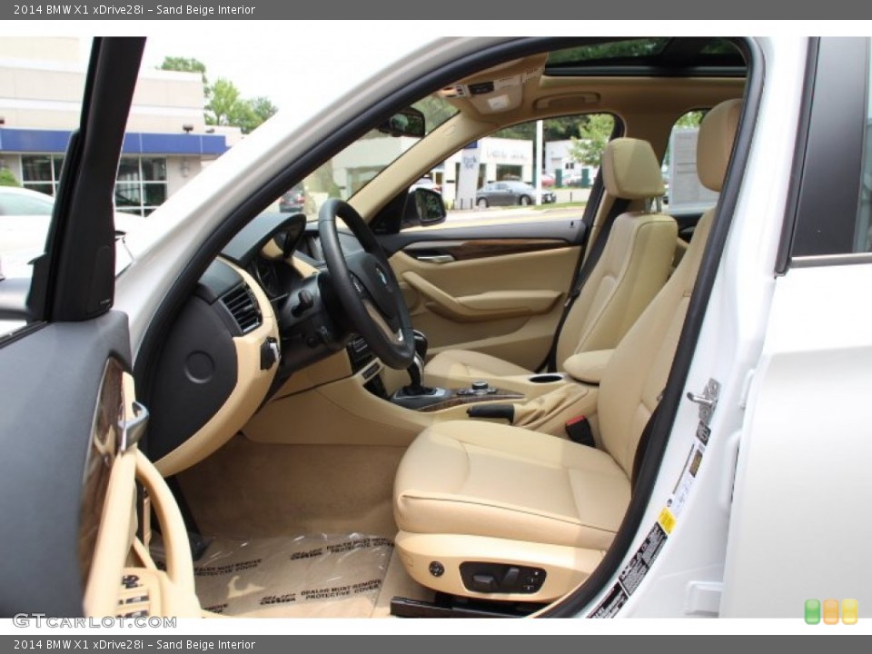 Sand Beige Interior Front Seat for the 2014 BMW X1 xDrive28i #94335096