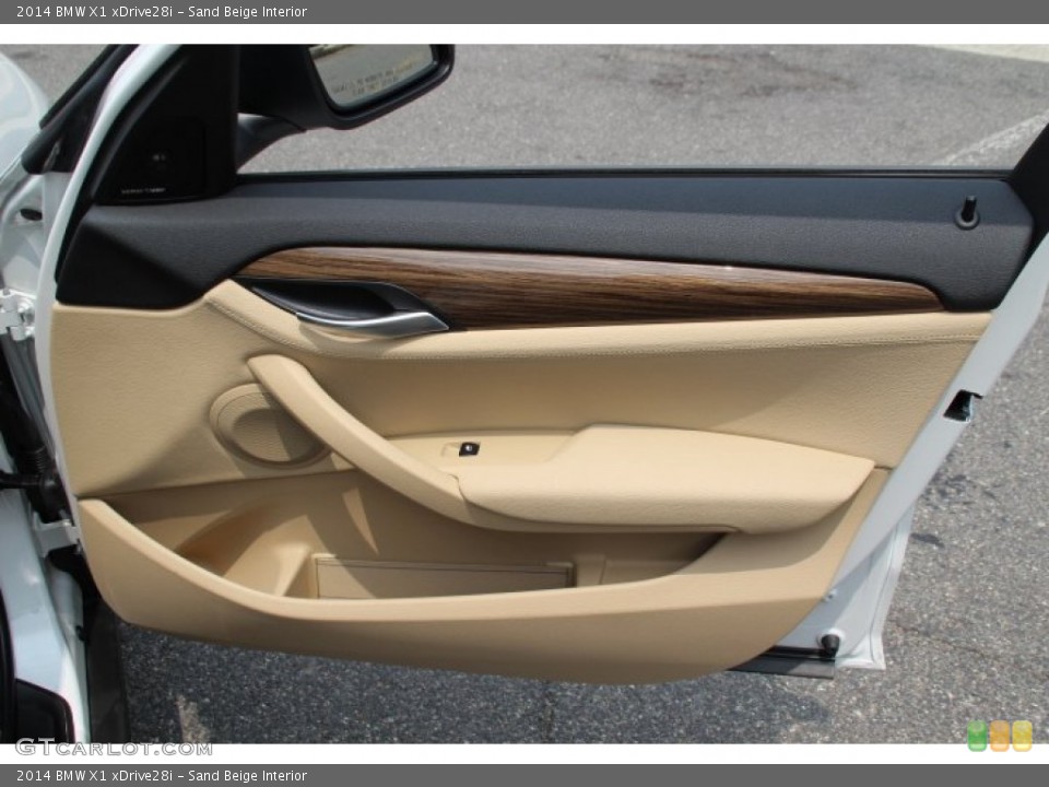Sand Beige Interior Door Panel for the 2014 BMW X1 xDrive28i #94335450