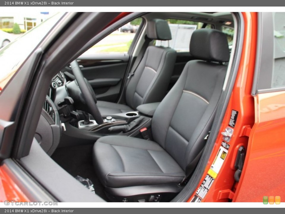Black Interior Front Seat for the 2014 BMW X1 xDrive28i #94335876