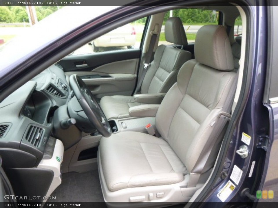 Beige Interior Photo for the 2012 Honda CR-V EX-L 4WD #94336996