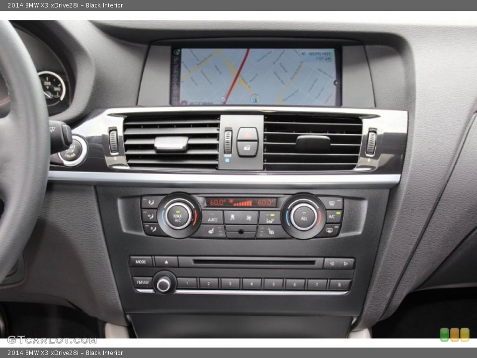 Black Interior Controls for the 2014 BMW X3 xDrive28i #94339197