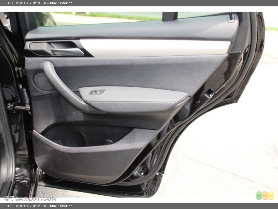 Black Interior Door Panel for the 2014 BMW X3 xDrive28i #94339344