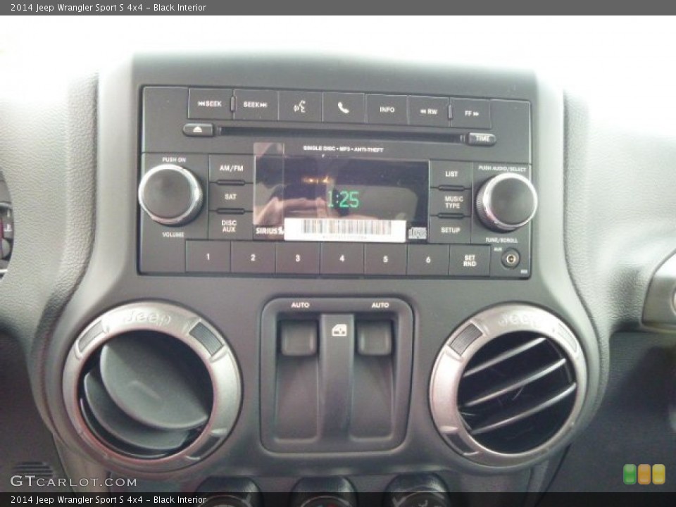 Black Interior Controls for the 2014 Jeep Wrangler Sport S 4x4 #94340421