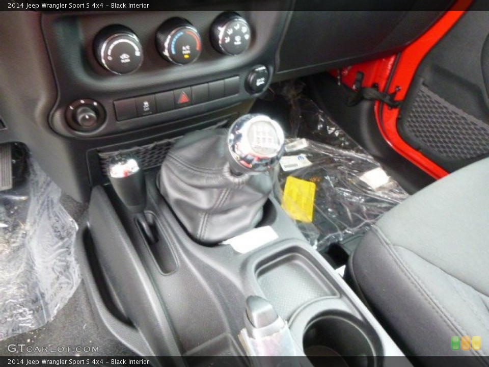 Black Interior Transmission for the 2014 Jeep Wrangler Sport S 4x4 #94340454