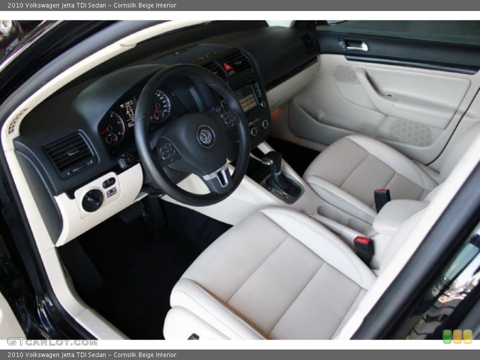 Cornsilk Beige Interior Photo for the 2010 Volkswagen Jetta TDI Sedan #94341141