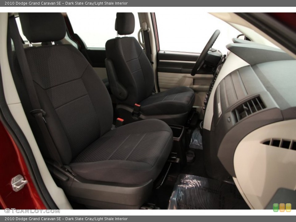 Dark Slate Gray/Light Shale Interior Front Seat for the 2010 Dodge Grand Caravan SE #94341795